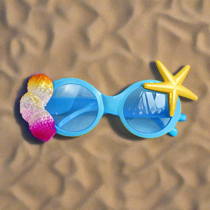 ABS Beach Starfish Shell Funny Glasses