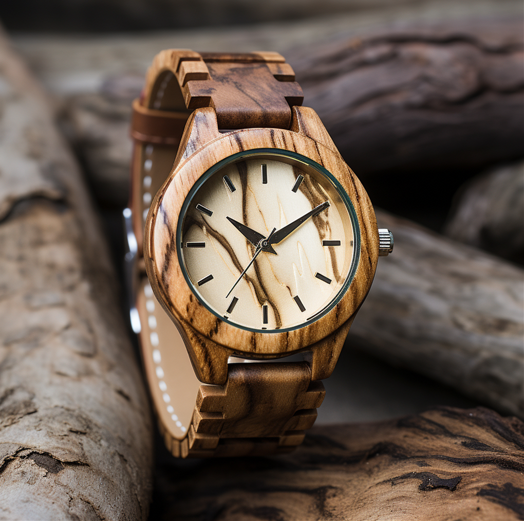 Eco-Friendly Artistic Wooden Watch