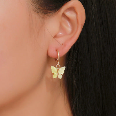 Acrylic Butterfly Earrings