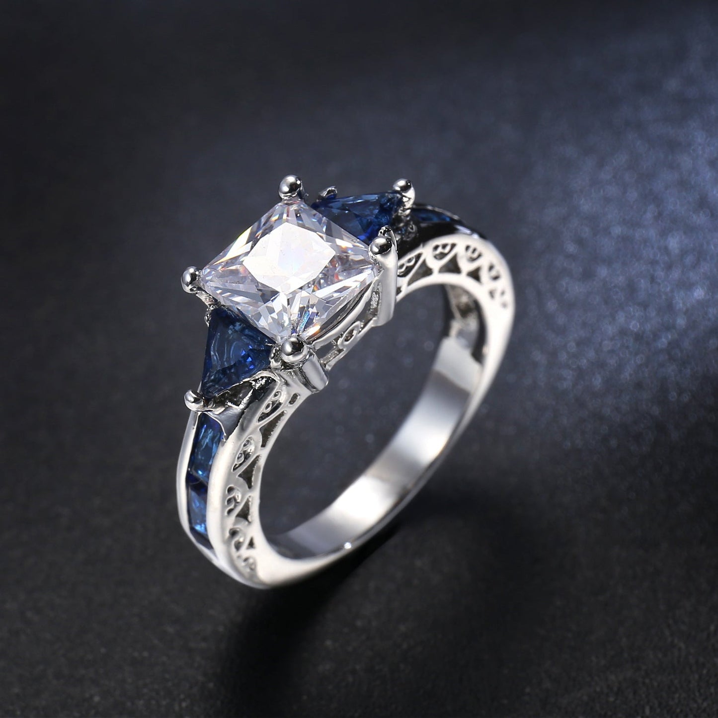 Zircon Jewelry Ring