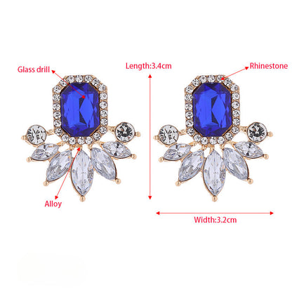 Alloy Diamond Earrings