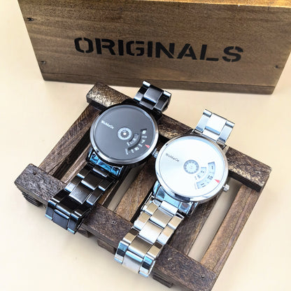 Men Stainless Steel Quartz Unique watches