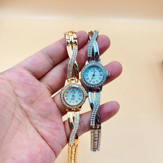 Women Dress Watch Fashion Gold Quartz Watches