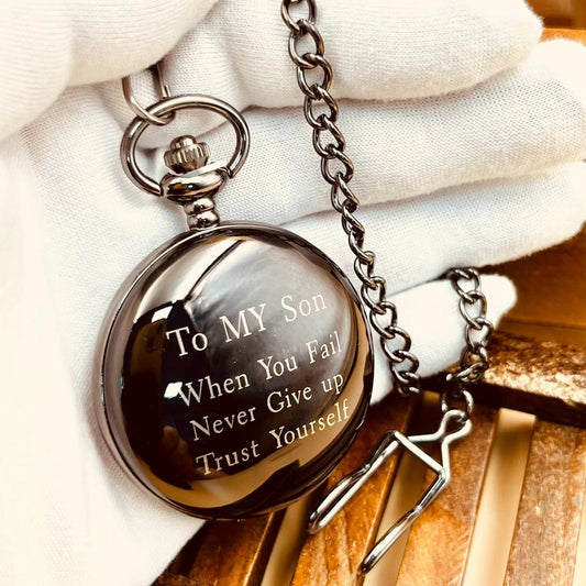 'To My Son' Gift Pocket Watch