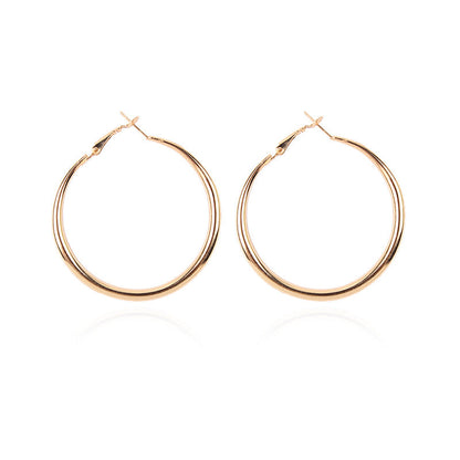 Alloy ring earrings