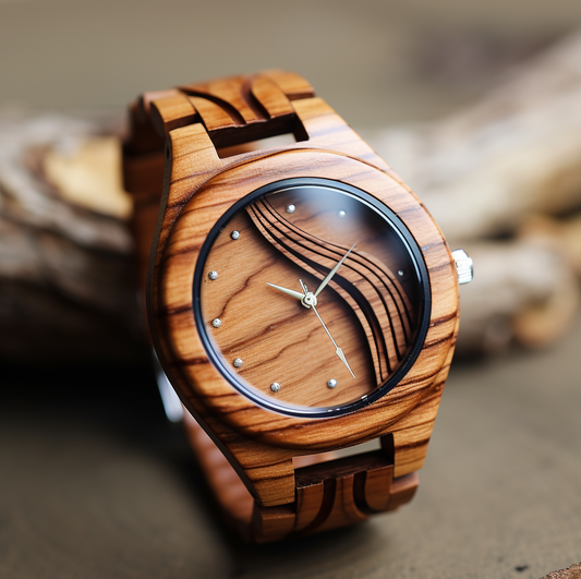 Elegant Handcrafted Wooden Watch