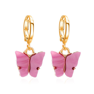 Acrylic Butterfly Earrings