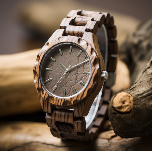 Vintage Folded Wood Watch