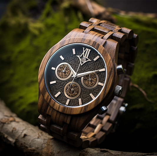 Wooden Chronograph Watch