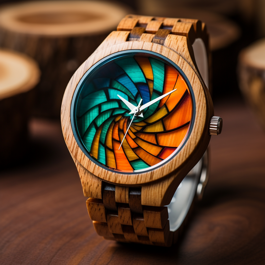 Gradient Lightweight Wooden Watch