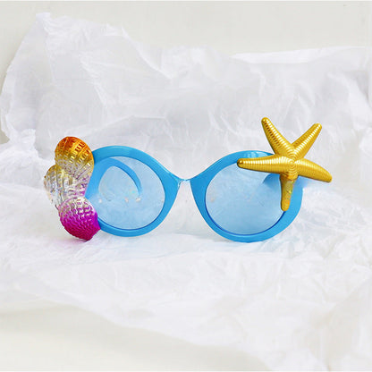 ABS Beach Starfish Shell Funny Glasses