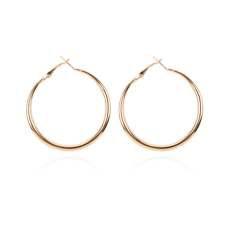 Alloy ring earrings