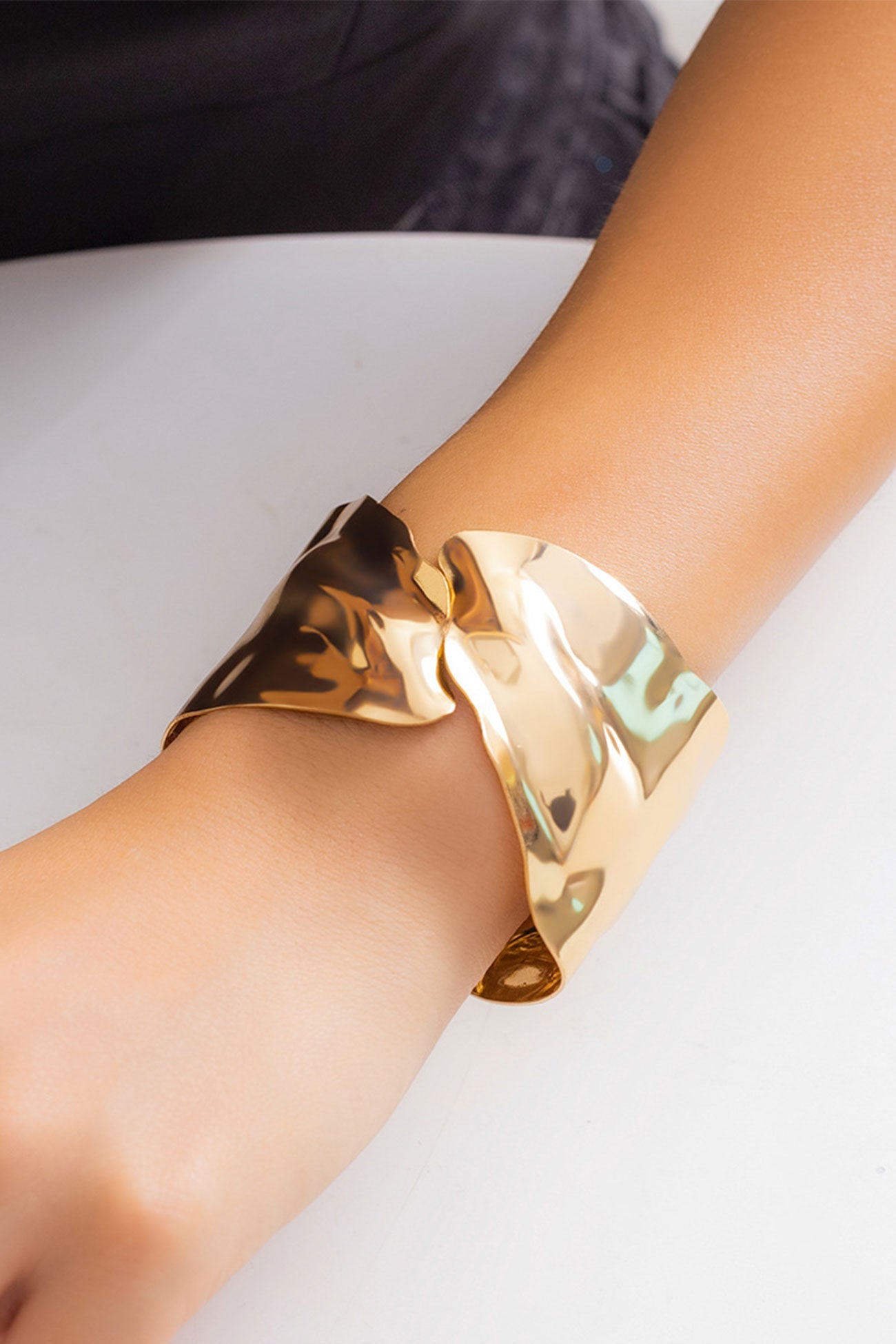 Adjustable Open-ended Punk Bangle Bracelets