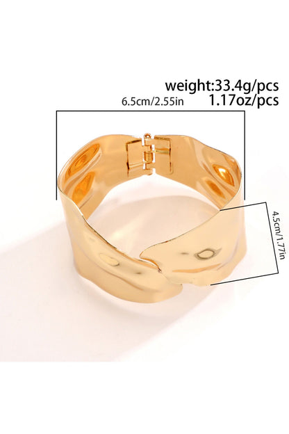 Adjustable Open-ended Punk Bangle Bracelets