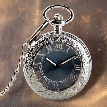 Antique Mechanical Pocket Watch Roman Numerals