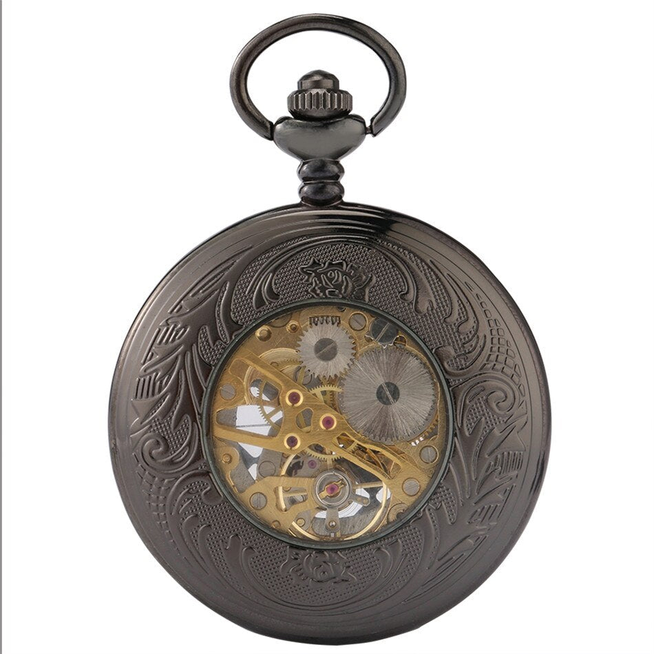 Black Damier Pocket Watch