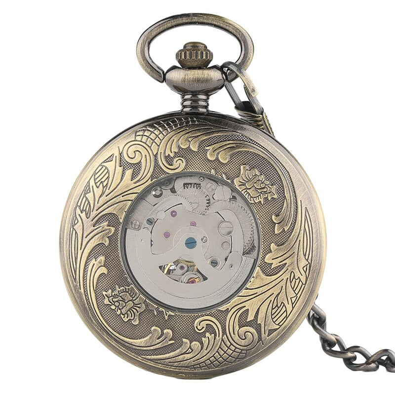 Mechanical Charming Phoenix Pocket Watch