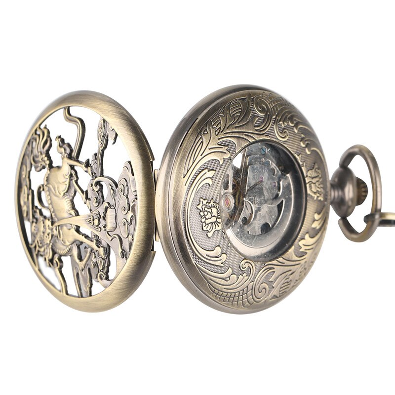 Mechanical Chinese Dragon Pocket Watch