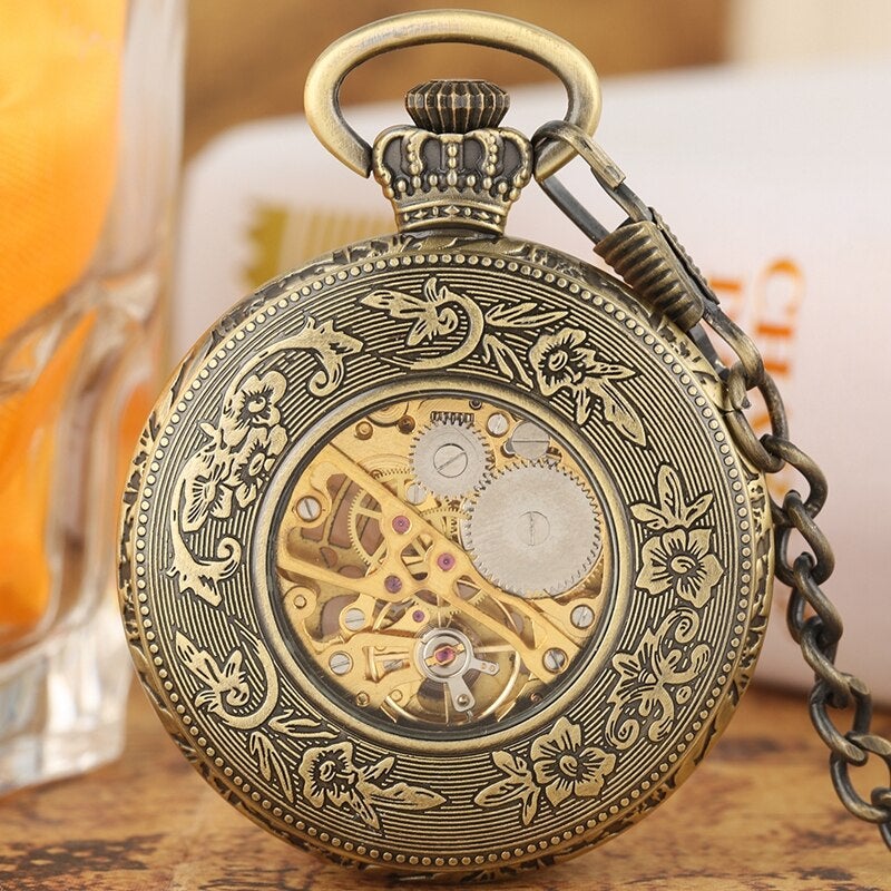 Mechanical Crown Pocket Watch