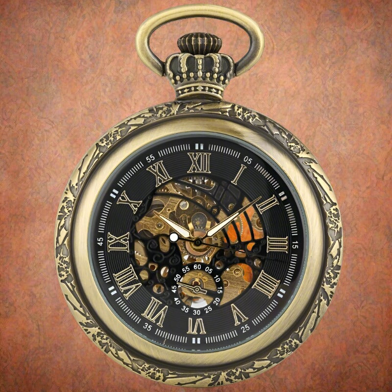 Mechanical Crown Pocket Watch