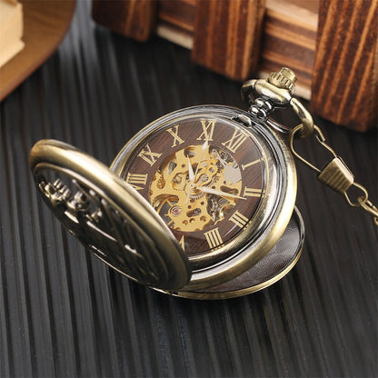 Mechanical Deer Pocket Watch