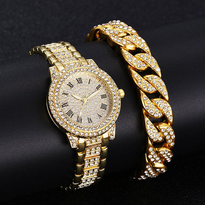 Women Ladies Wrist Watches Luxury Brand Rhinestone Bracelet Watches Female