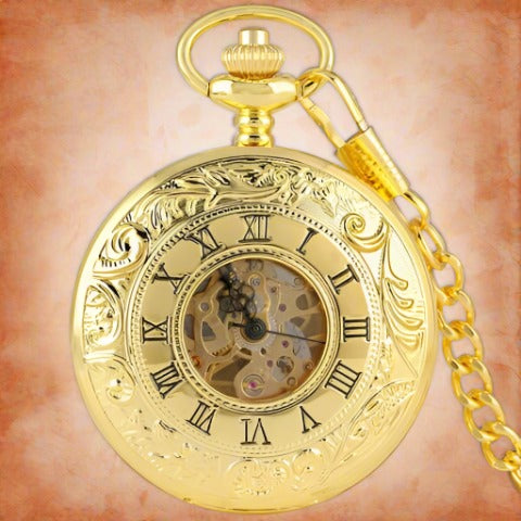 Double Hunter Gold Pocket Watch