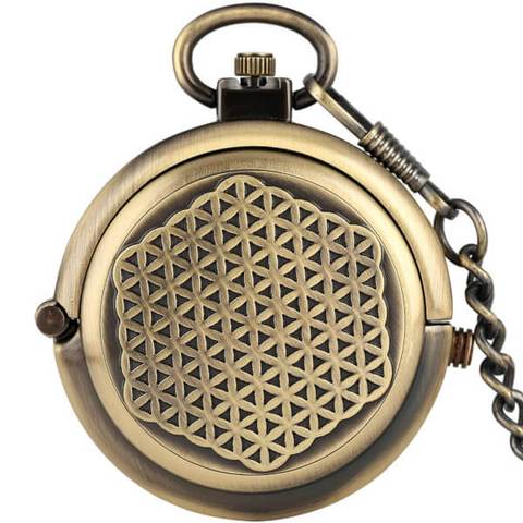 Flower of Life Pocket Watch