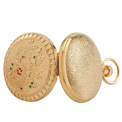 Gold Mechanical Pocket Watch