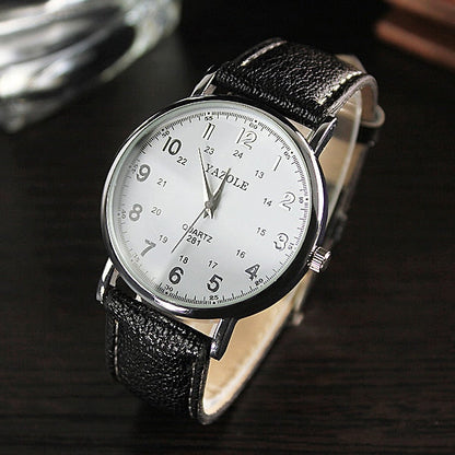 Yazole Watch Vintag Quartz Business Fashion Unique Leisure Leather Watch