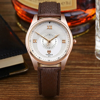 Yazole Wrist Watch Men Wristwatch Male Clock Hodinky Quartz-watch Sport Watch