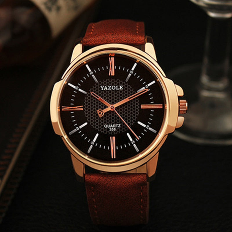 Yazole Brand Luxury Famous Business Men's Watch Male Clock Fashion Quartz Watch