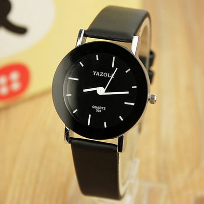 Yazole Women Watches Fashion Quartz Watch Girl Clock Simple Design