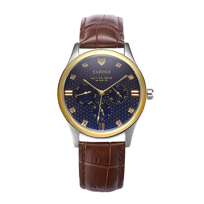 YAZOLETop Brand Luxury Auto Date Week Fashion Men Watch Clock