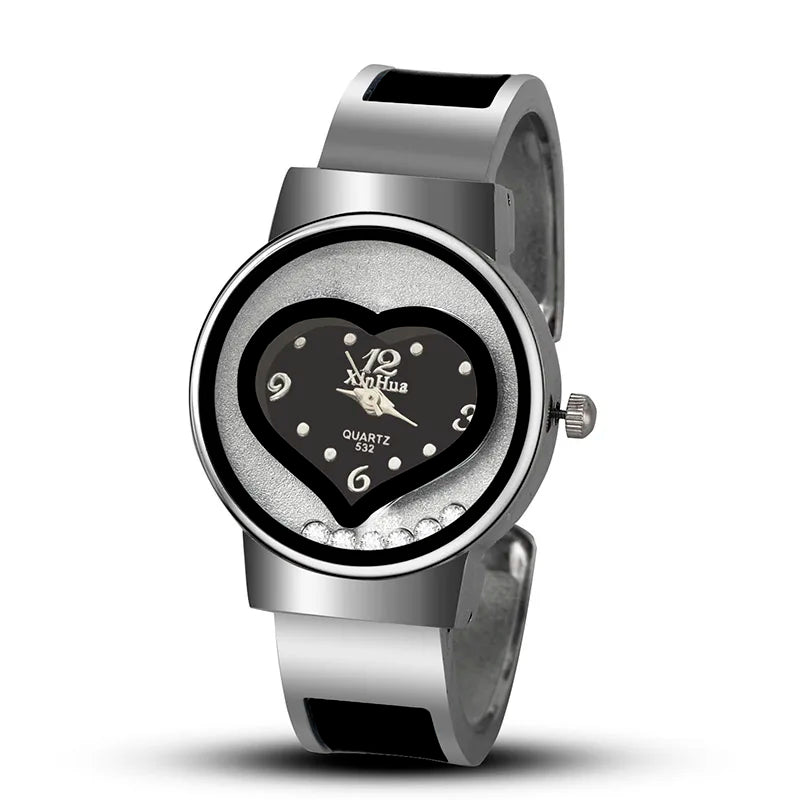 Women Stainless Steel Quartz Thin Wrist Watches