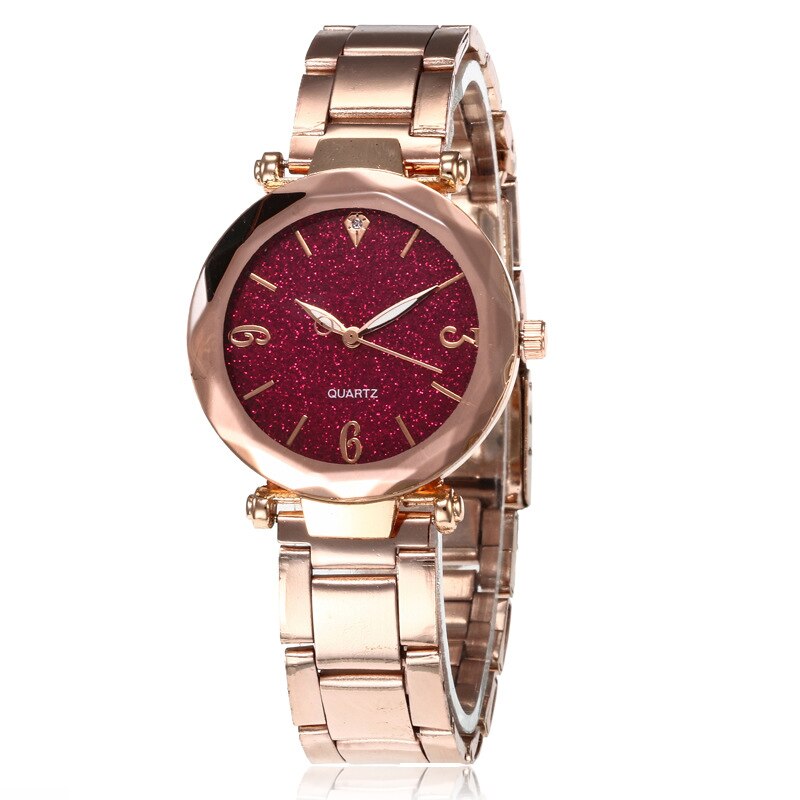 Women Quartz Classic Ladies Mujer Metal Wristwatch