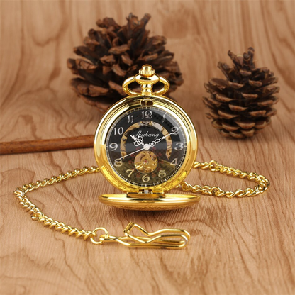 Half Hunter Gold Pocket Watch