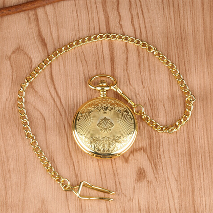 Half Hunter Gold Pocket Watch