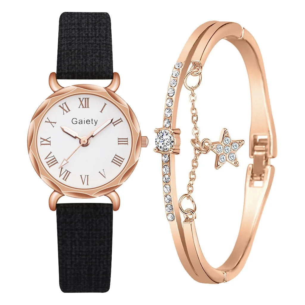 Women Bracelet Set Elegant Watch