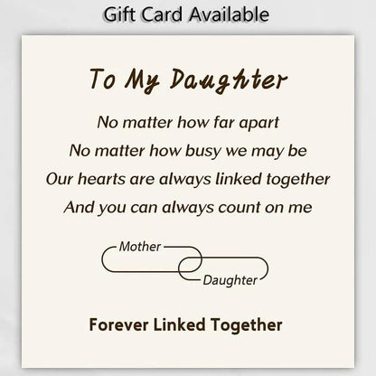 🔗Special Bond Rectangle Interlocking Ring - 💕Mother & Daughter 👩👧 Forever Linked Together