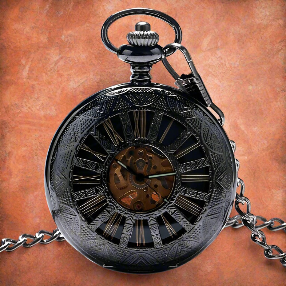 Mechanical Jules Verne Pocket Watch