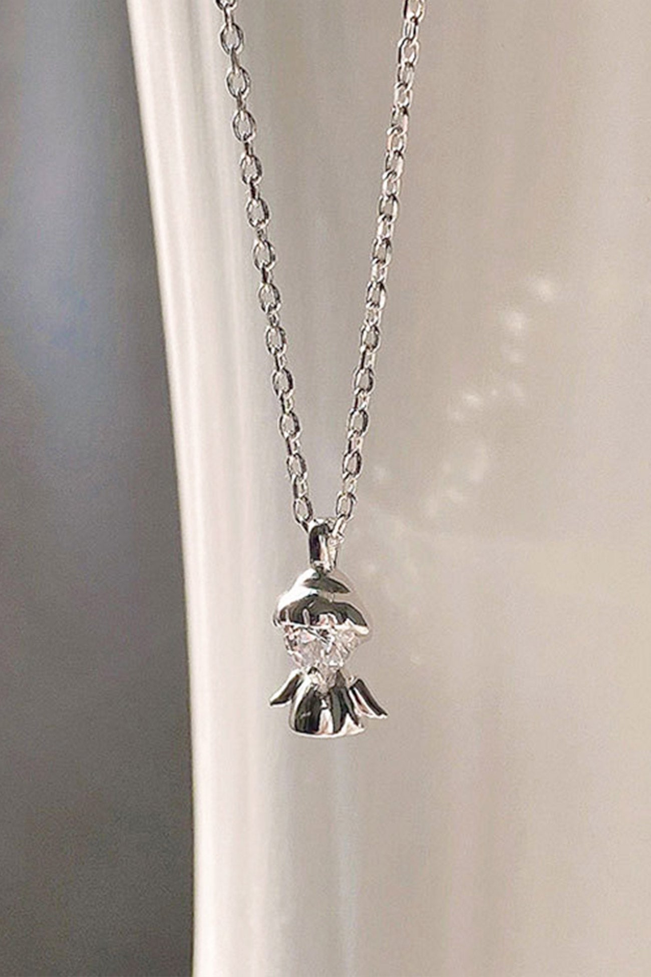 925 Silver Little Angel Pendant Necklace