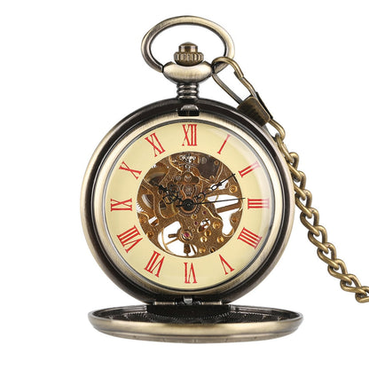 Mechanical Pocket Watch Fleur de Lys