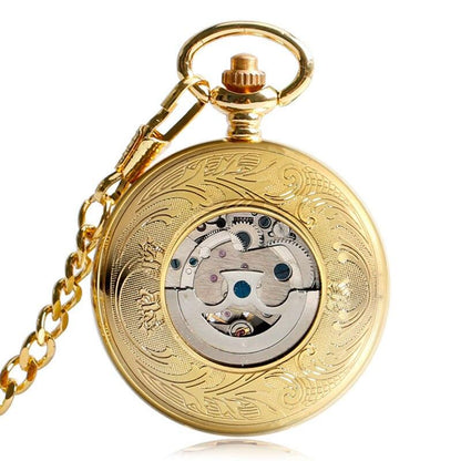 Mechanical Pocket Watch Golden Phoenix