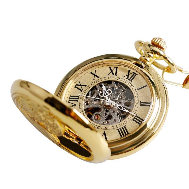 Mechanical Pocket Watch Golden Phoenix