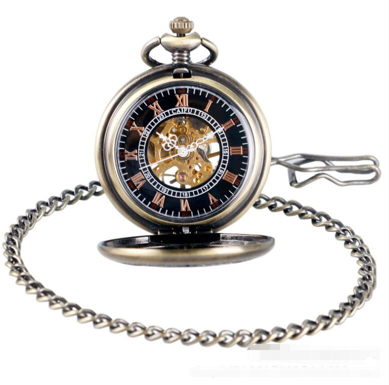 Mechanical Pocket Watch Koi Carp