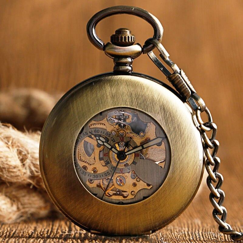 Mechanical Pocket Watch Legendary Golden