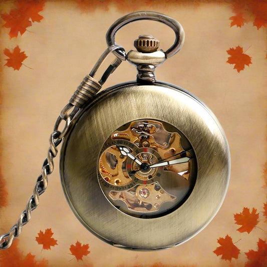 Mechanical Pocket Watch Legendary Golden