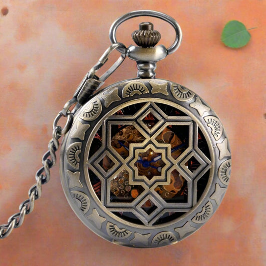 Mechanical Pocket Watch Merkabah