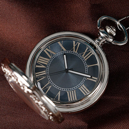 Mechanical Pocket Watch Sky Blue